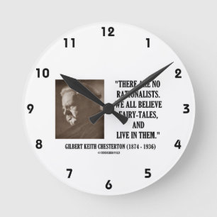 Relógio Redondo G.K. Chesterton nenhuns Rationalists todos