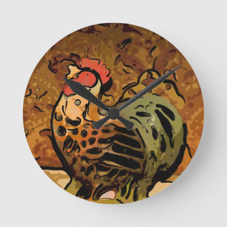 Relógio Redondo Galinha de Stylin