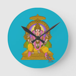 Relógio Redondo Ganesha Wall Clock