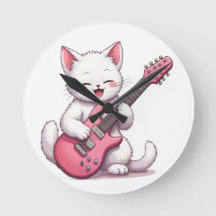 Gatinho Tocando Guitarra