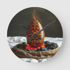 Relógio Redondo Geheimnisvolle Dracheneier – Ursprung des Feuers
