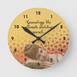 Relógio Redondo Genealogia: a busca derradeira de esqueleto.