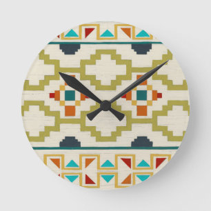 Relógio Redondo Geometria do Sudoeste I