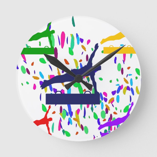 RELÓGIO REDONDO GINÁSTICA (Frente)