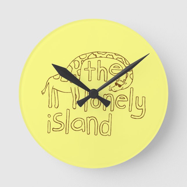 Relógio Redondo Girafa (Frente)