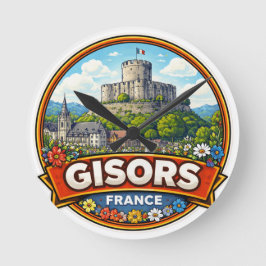 Relógio Redondo Gisors França 