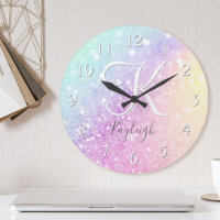 Glam Iridescente, Colorida Personalizada com Lâmpa
