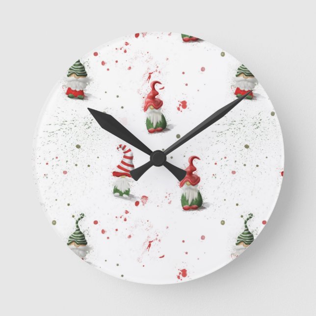 Relógio Redondo Gnomos (Frente)