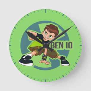 Relógio Redondo Gráfico Ben Tennyson Omnitrix