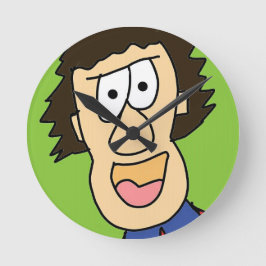 Relógio Redondo grampa jovem