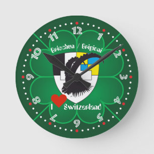 Relógio Redondo Graubünden Grischun Grigioni Suíça Svizra reló