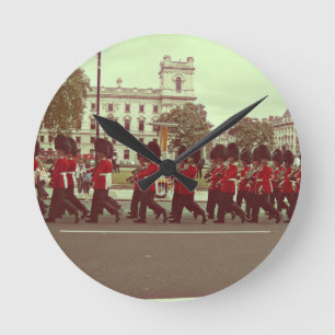 Relógio Redondo Guardas de marcha no Buckingham Palace