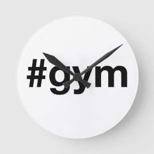 Relógio Redondo GYM Hashtag