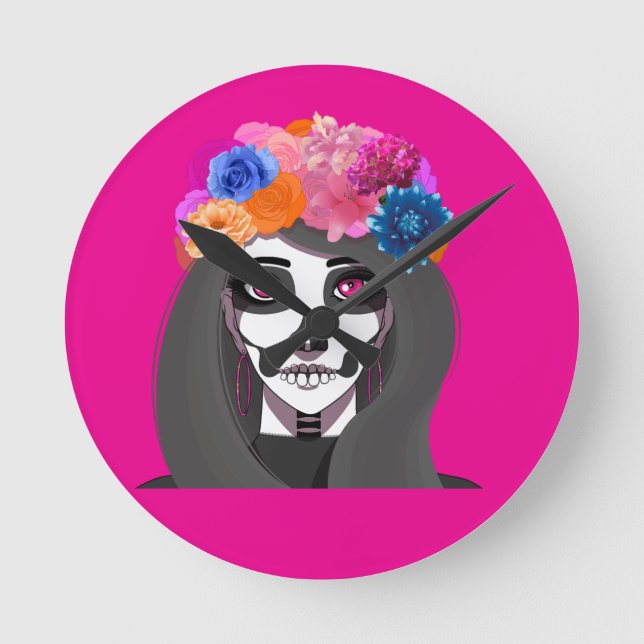 Relógio Redondo Halloween  (Frente)