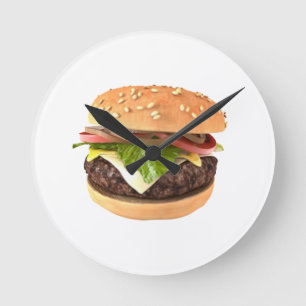 Relógio Redondo Hamburger