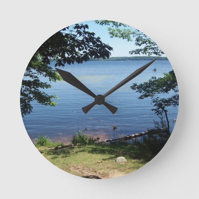 Relógio Redondo Hamlin Lake Acrylic Wall Clock (Frente)