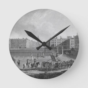 Relógio Redondo Hanover Square, from a set of four views of London