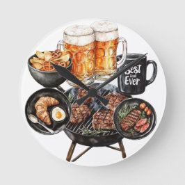 Relógio Redondo Happy Father's Day