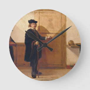 Relógio Redondo Harmensz camionete Rijn Rembrandt (1606-69) que