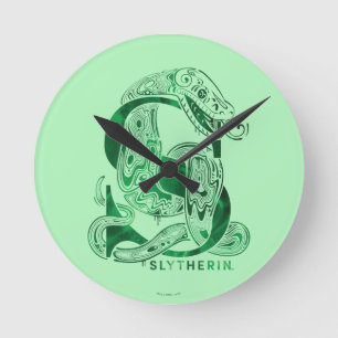 Relógio Redondo Harry Potter   Gráfico Aguamenti SLYTHERIN™