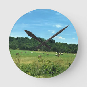 Relógio Redondo Hay Bales, Wytheville, Virgínia