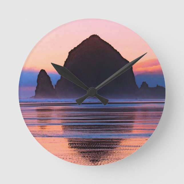 Relógio Redondo Haystack Rock (Frente)