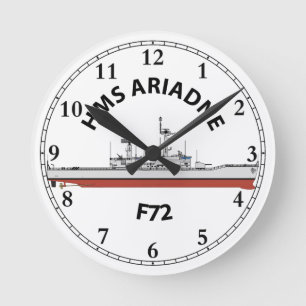 RELÓGIO REDONDO HMS ARIADNE - F72 - LEANDER ORIG