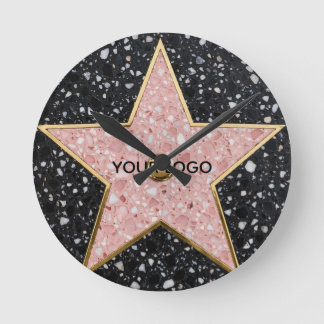 Relógio Redondo Hollywood Walk of Fame Square Coaster