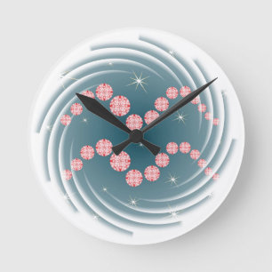 Relógio Redondo Homem de água 21. janeiro até 18. fevereiro