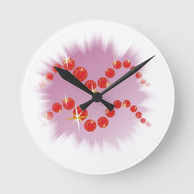 Relógio Redondo Homem de água 21. janeiro até 18. fevereiro (Frente)