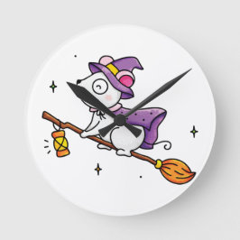Relógio Redondo Hora de bruxaria