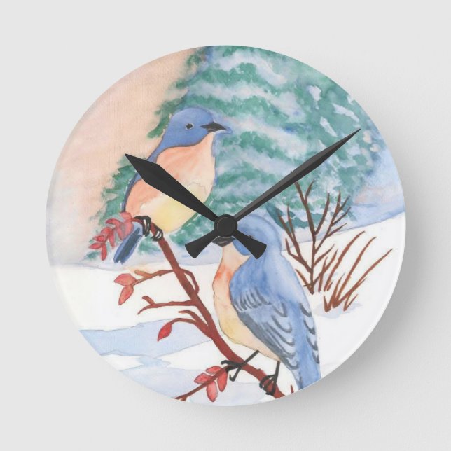 Relógio Redondo Horloge en Acrylique (Frente)