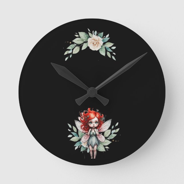 Relógio Redondo horloge fée (Frente)