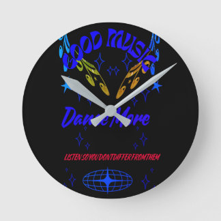 Relógio Redondo horloge mural, Music Dance