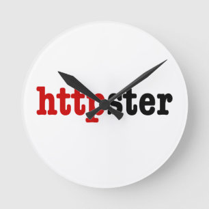 Relógio Redondo httpster
