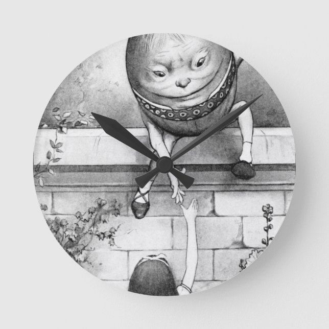 Relógio Redondo Humpty Dumpty (Frente)