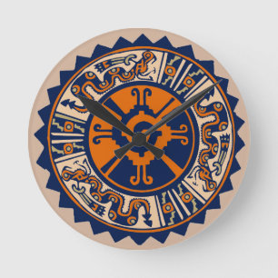 Relógio Redondo Hunab Ku maia