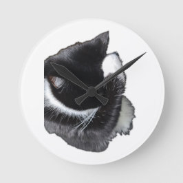 Relógio Redondo I Can't Even Right Meow