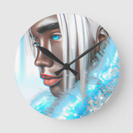 Relógio Redondo Ice Prince Melanin Black Boy Magic Bruh Winter Bro