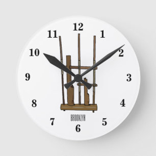 Relógio Redondo Imagem de desenhos angklung