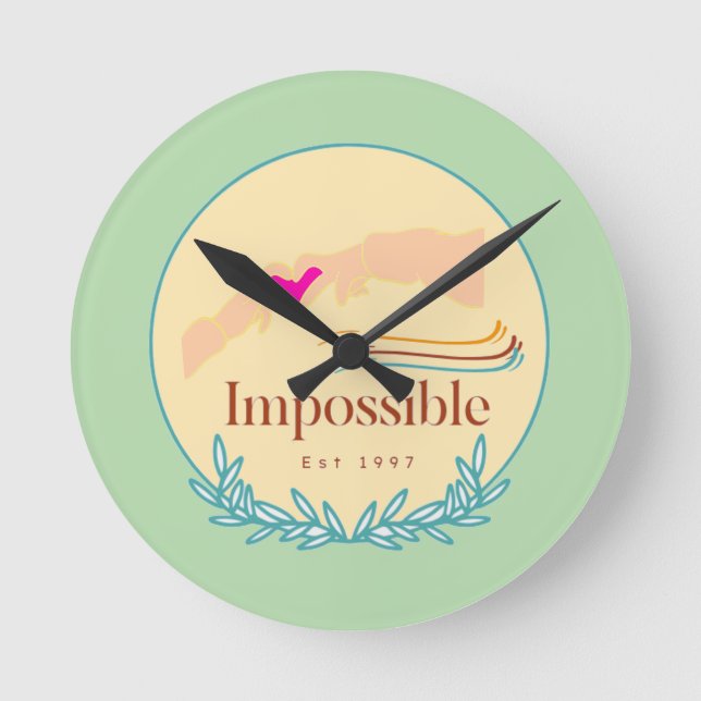 Relógio Redondo Impossible Est 1997 (Frente)