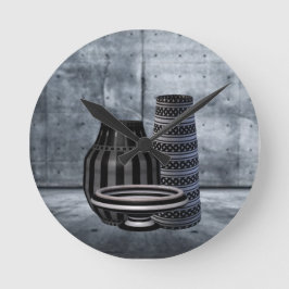 Relógio Redondo Impressões de caleidoscópio