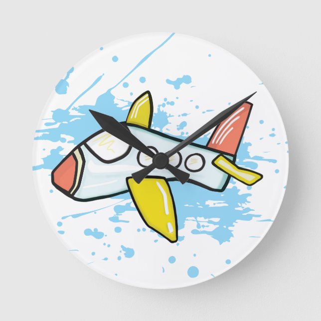 Relógio Redondo In Flight (Frente)