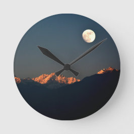 Relógio Redondo India - Sikkim, Pelling sunset