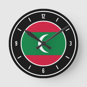 Relógio Redondo Indicador Maldivo