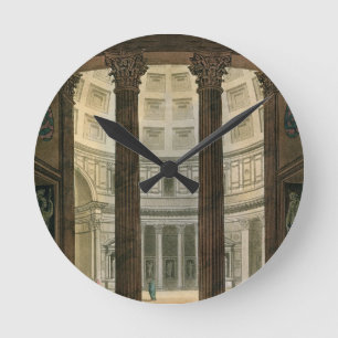 Relógio Redondo Interior do panteão, Roma, 'de Le Traje Um