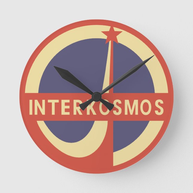 Relógio Redondo Interkosmos (Frente)