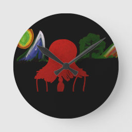 Relógio Redondo Invisible Girl Trapped in Another Universe