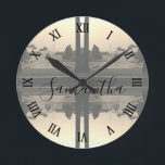 Relógio Redondo Iran Isfahan chehel sotun palace 1970<br><div class="desc">Iran Isfahan chehel sotun palace 1970</div>