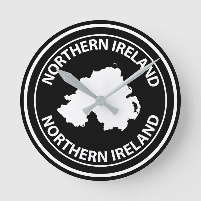 Relógio Redondo Irlanda do Norte (Frente)